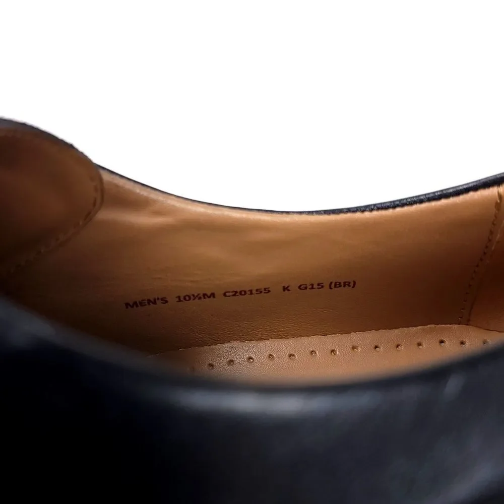 NEW Cole Haan Warren Classy Black Calfskin Leather Cap Toe Oxford Dress Shoes